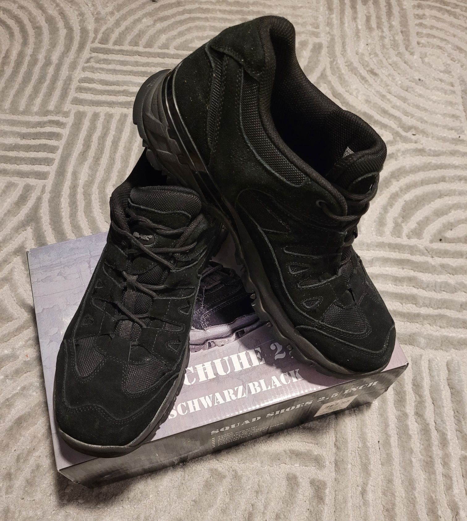 Buty Mil-Tec Squad 2,5'' Czarne,  Rozmiar 46