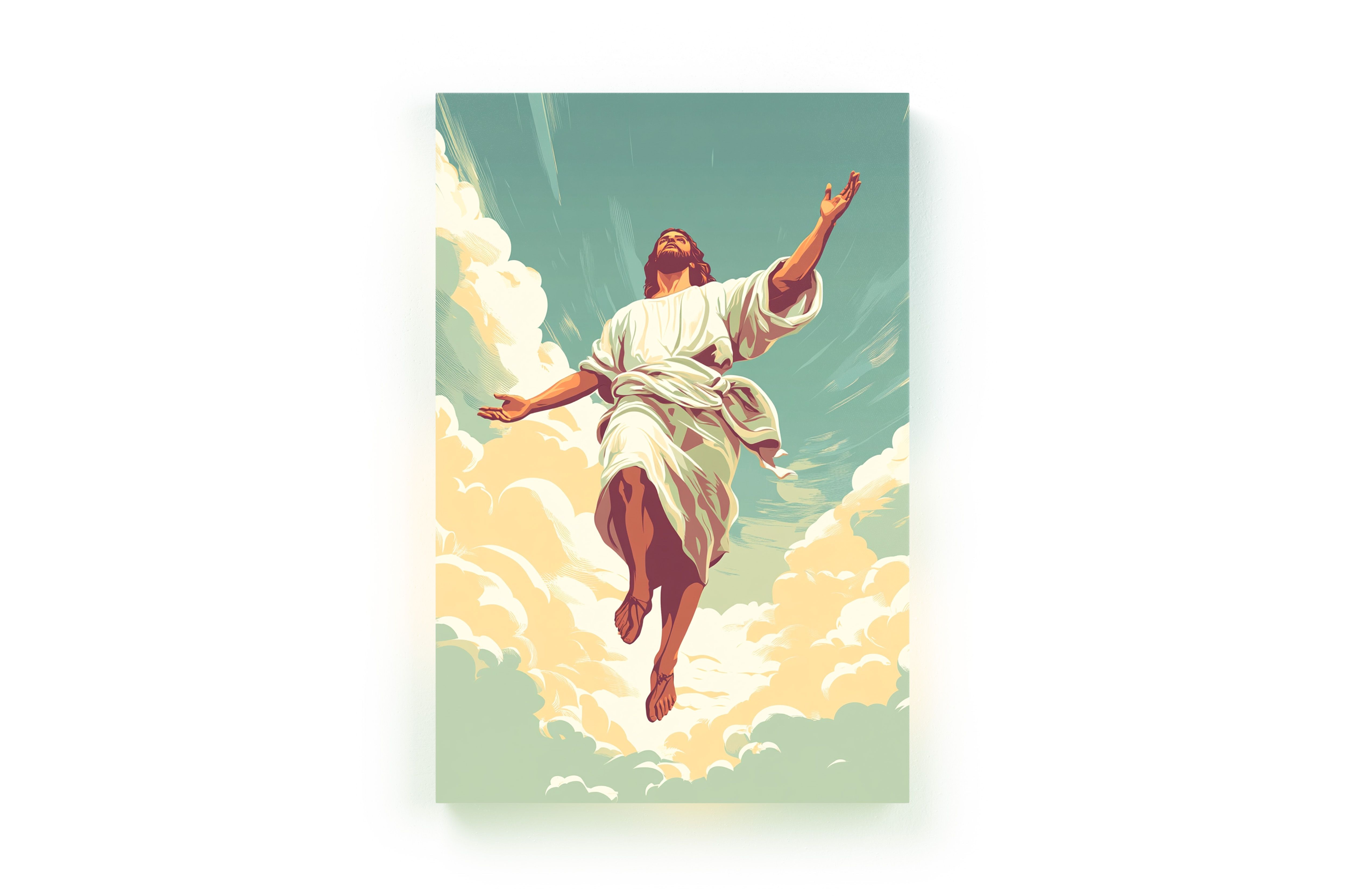 Nowoczesny obraz na płótnie Jezus Chrystus 50x70 dla dzieci młodzieży