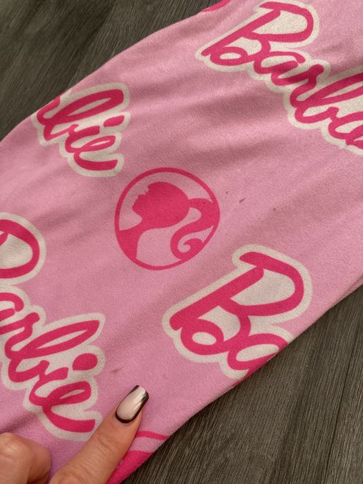 Primark Barbie 8/9 lat 128-134 cm komplet rożowa piżama dziewczęca