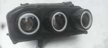 Lampy przednie Alfa Romeo 159/Brera Ringi z motywem kierunkowskazu H7