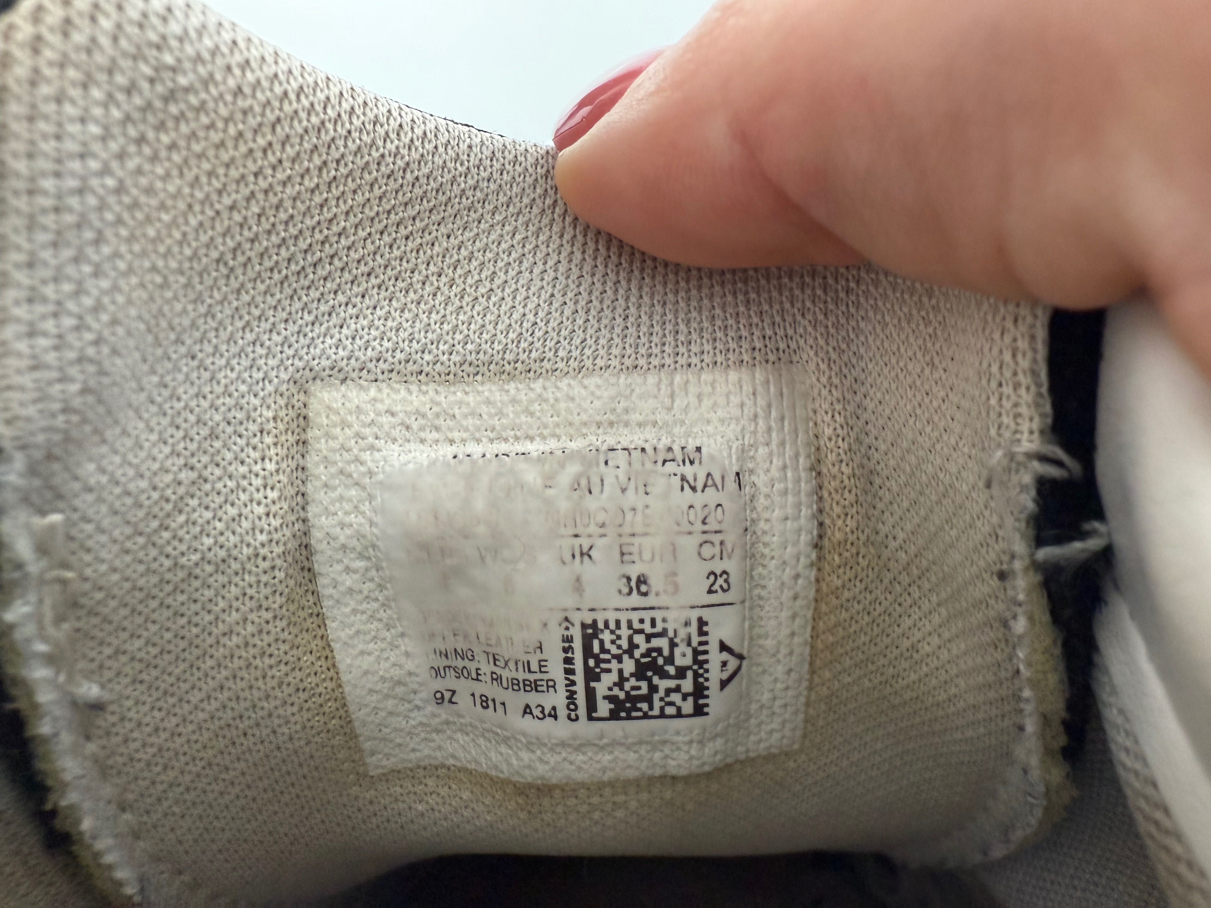 Klasyczne Converse One Star OX czarne z białą gwiazdą - 158369C