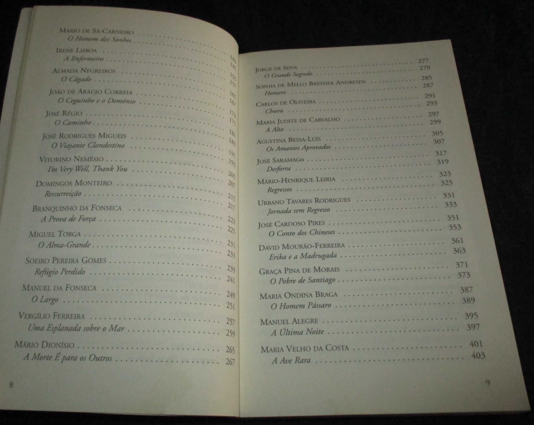 Livro Antologia do Conto Português João de Melo
