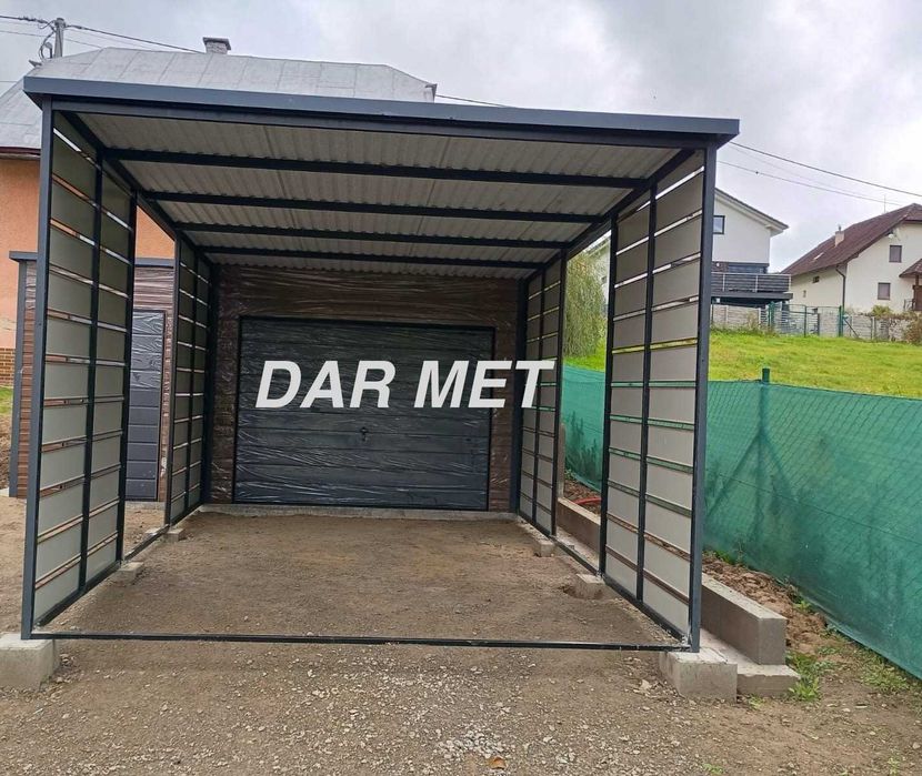 Hala Garaż Wiata Warsztat Magazyn Konstrukcja Stalowa Projekt Dar Met