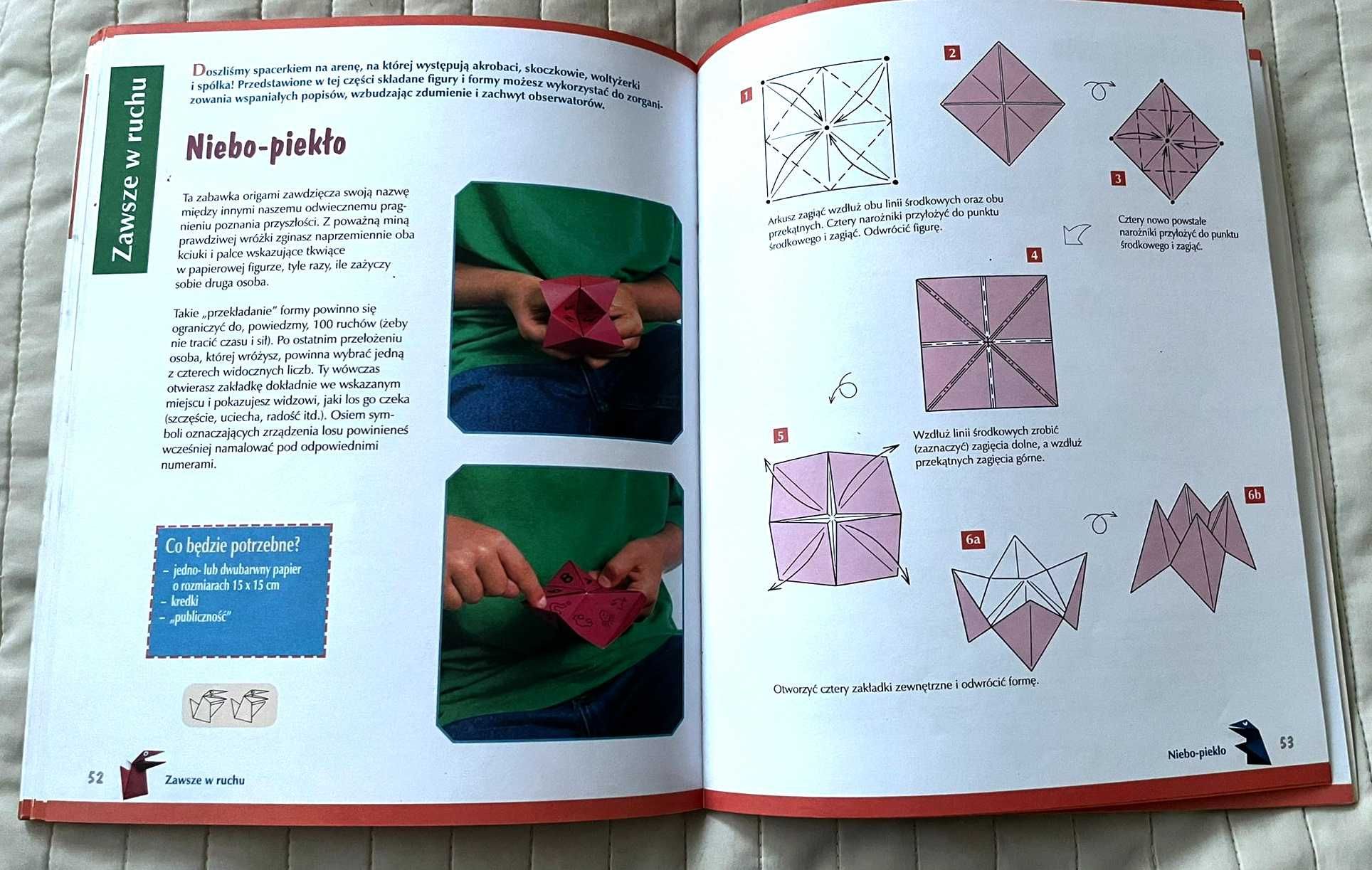 Origami dla przedszkolaków Joan Sallas wydawnictwo bis w. 4-6 lat