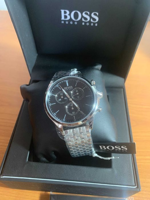 Relógio Hugo Boss Prateado & Preto