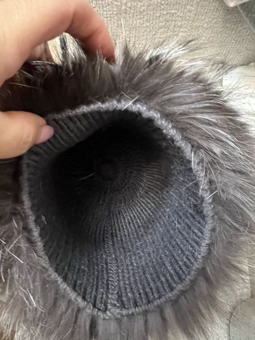 Czapka zimowa z lisa
