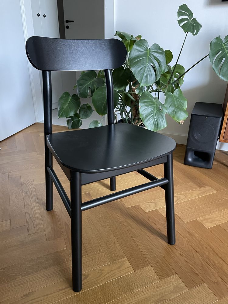 Krzesło IKEA Ronninge czarne 2x