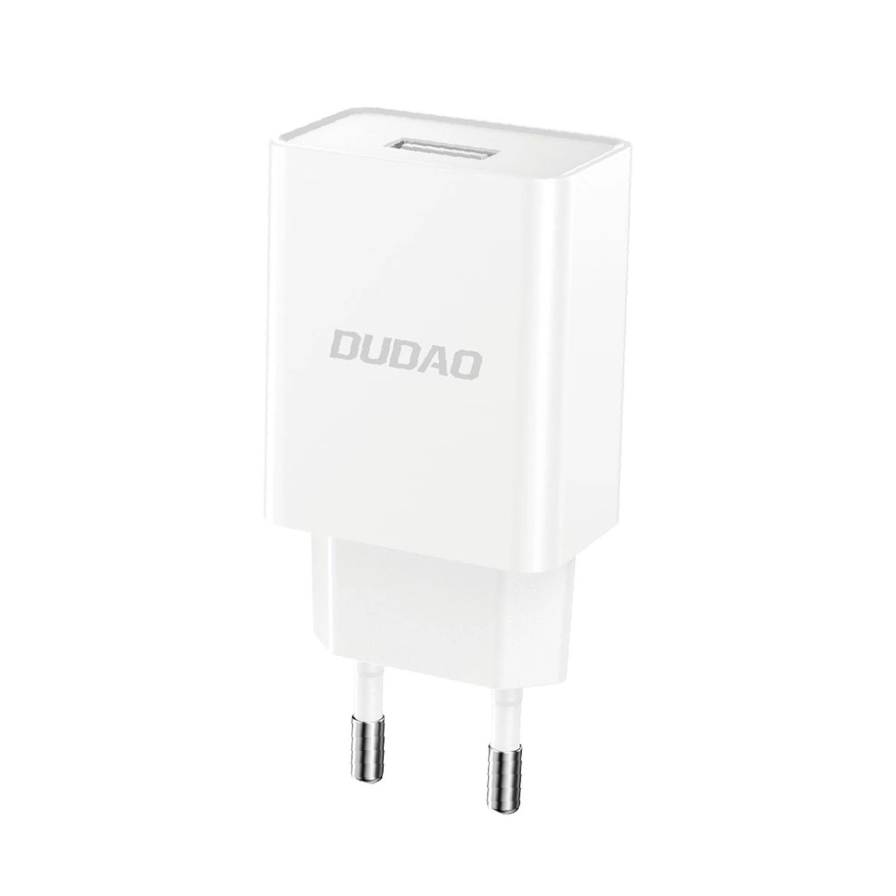 Ładowarka Sieciowa Dudao A4Eu Usb-A 2.1A - Biała + Kabel Usb-A - Usb-C
