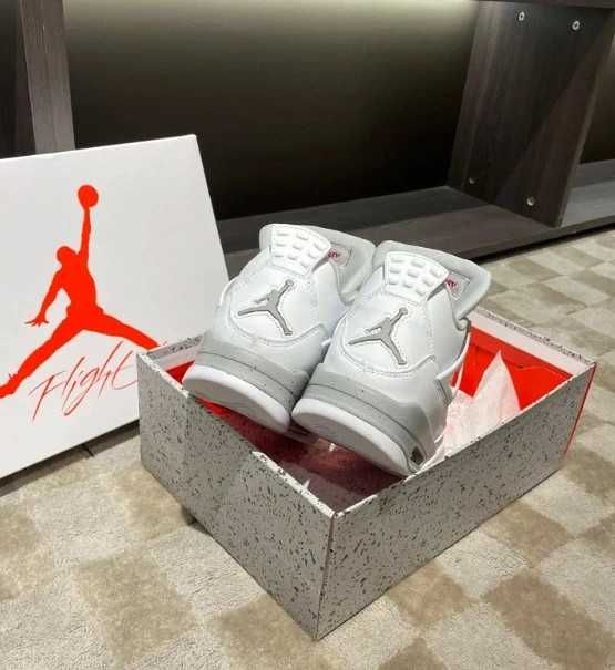 ButyDamskie Air Jordan_4_Retro_White_Oreo_Uniseks R.38