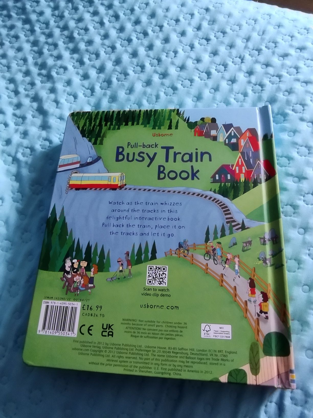 Busy train book. Usborne