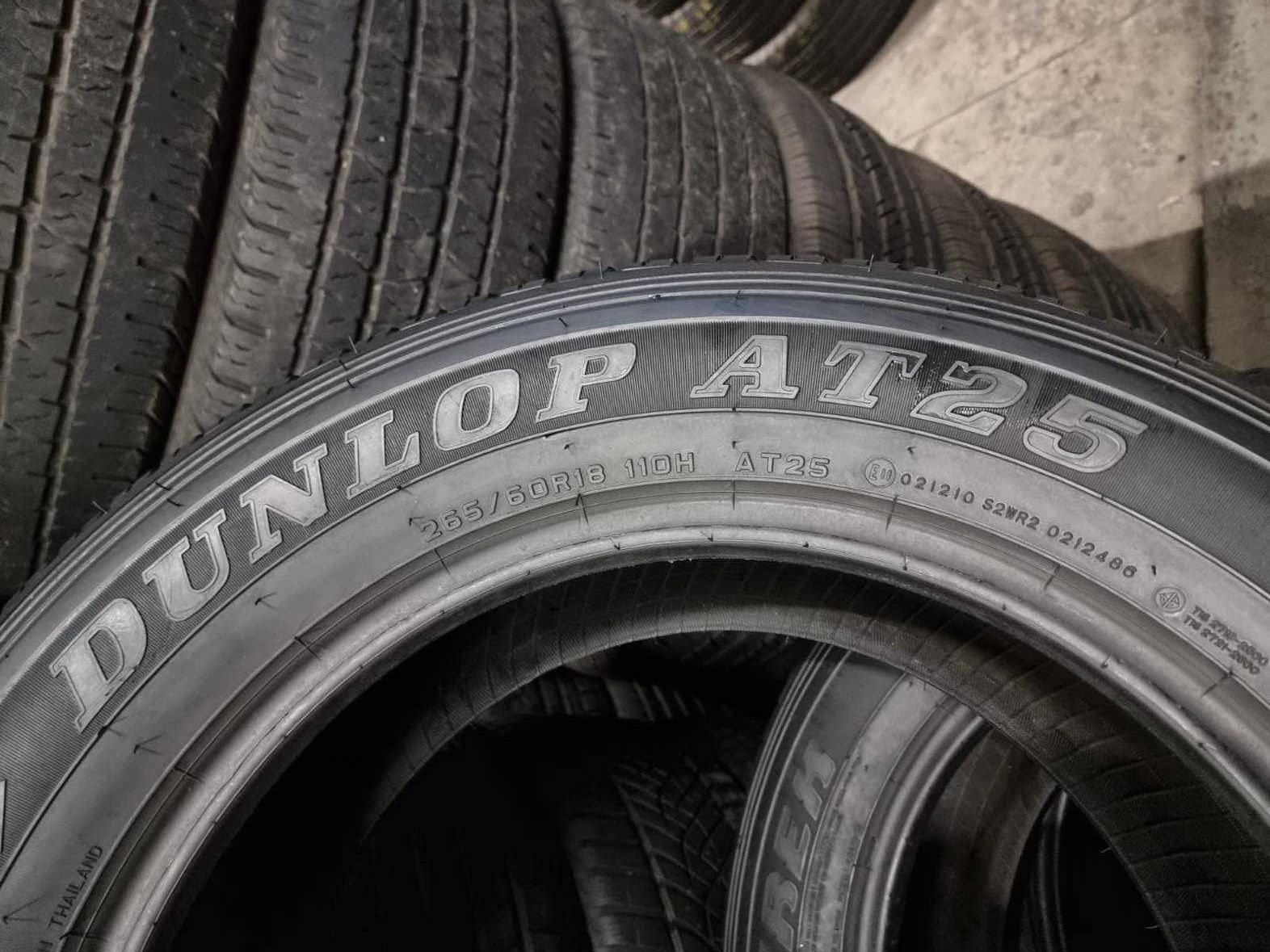 Шини M+S 265х60хR18 Dunlop GrandTrek AT25 4шт 95%Протектор 2021р