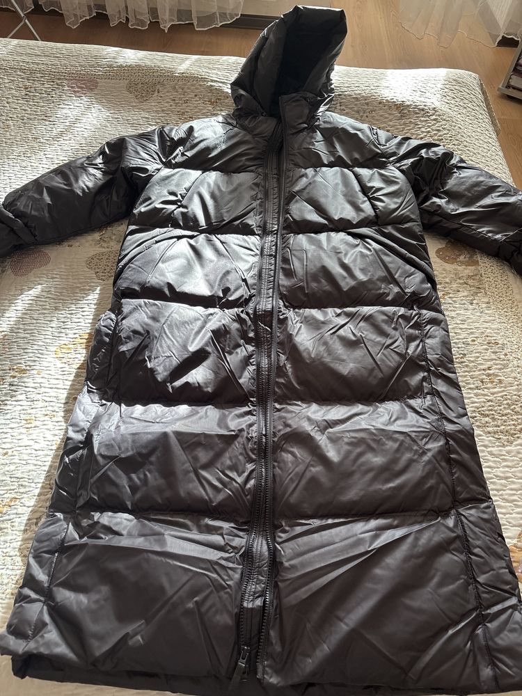 Пуховик адидас оригинал Big Baffle Down Coat Adidas
