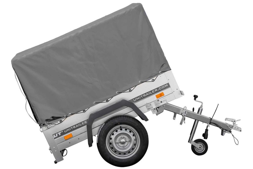 Przyczepka 150x106 GARDEN 150 KIPP ze stelażem H-800 + szary pokrowiec