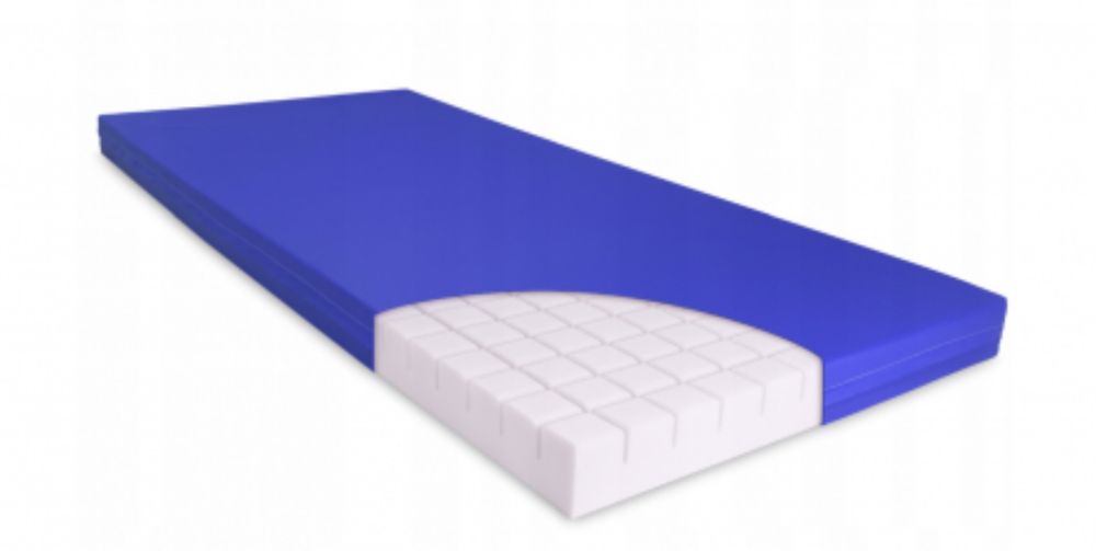 Materac gofrowany MED-MAT 200×90×10 cm – NOWY, oryginalnie zapakowany