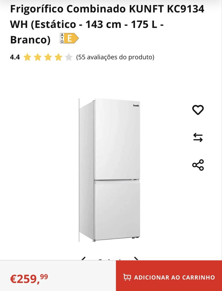 Frigorifico Kunft imaculado