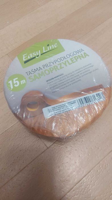 Taśma przypodłogowa samoprzylepna 15 m Kolor Dąb Naturalny