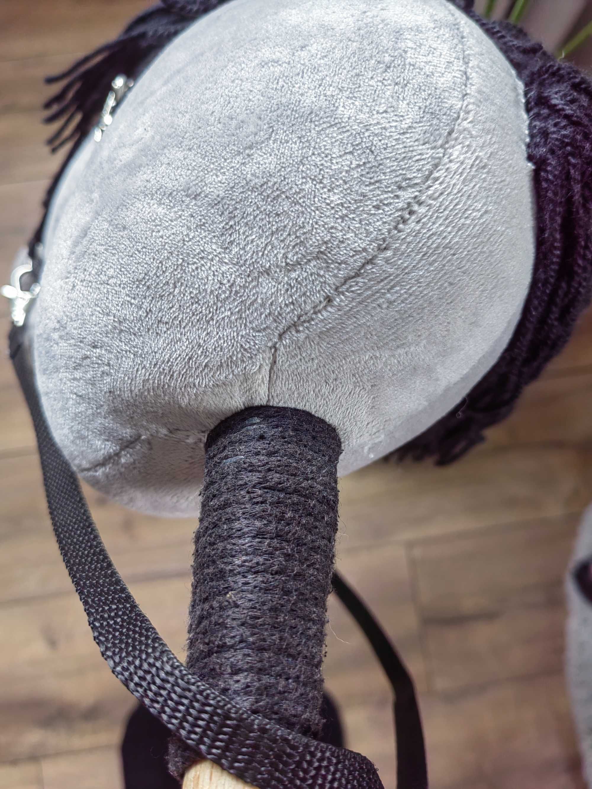 Hobby Horse na kiju śliczny konik szary Tanio