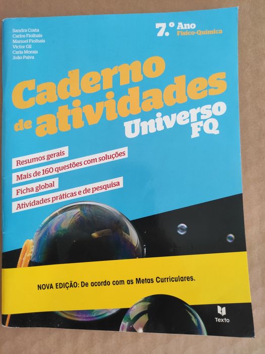Vários Cadernos de Atividades 7 ano
