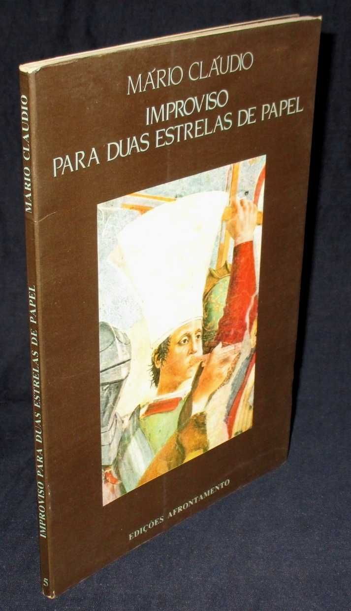 Livro Improviso para duas estrelas de papel Mário Cláudio