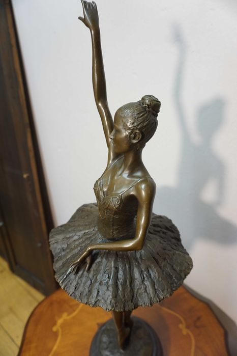 FIGURA z brązu baletnica balerina wys.66 cm