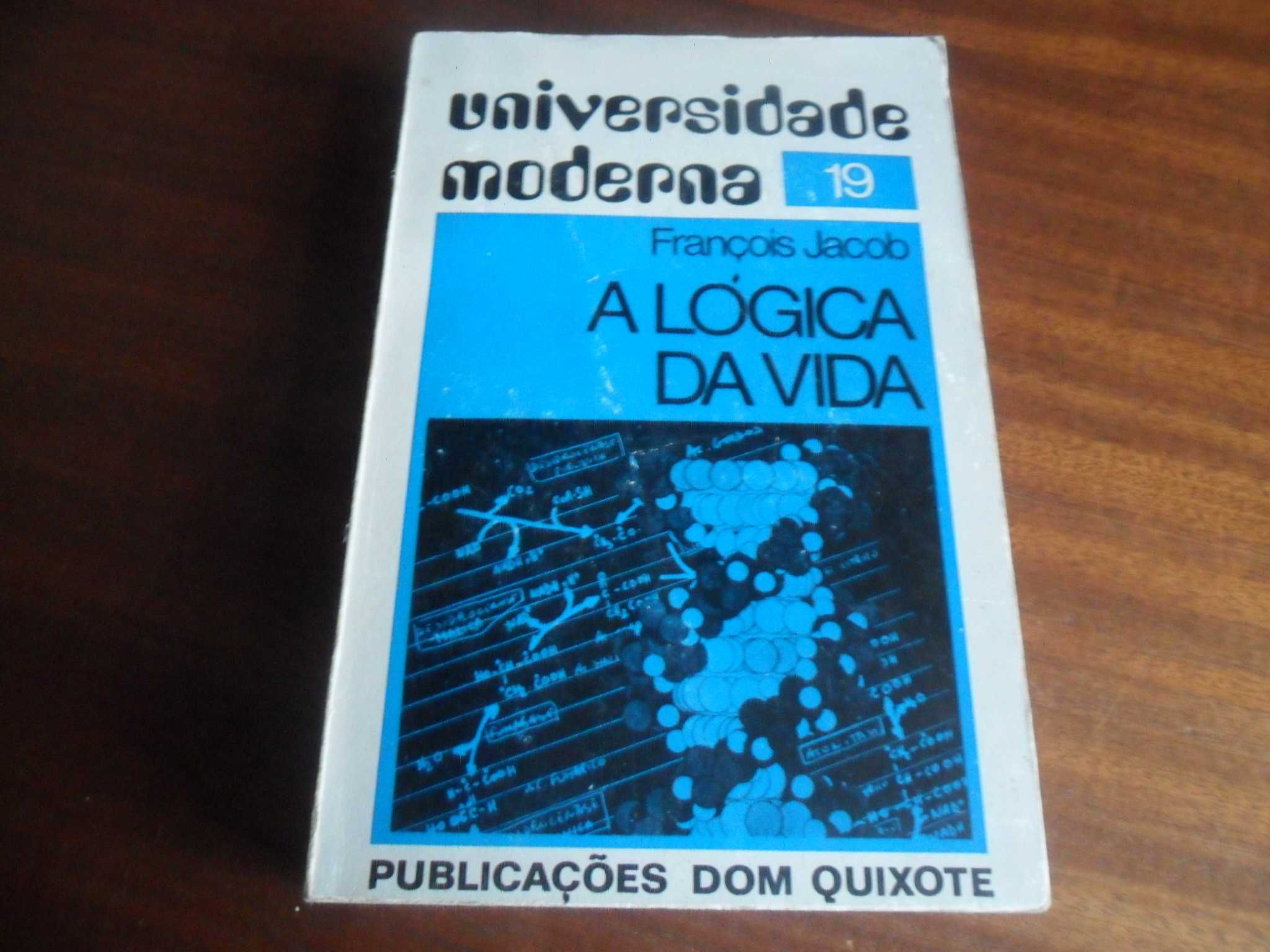 "A Lógica da Vida" de François Jacob - 1ª Edição de 1971