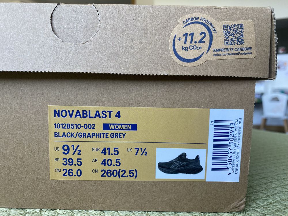 Sapatilhas Asics Novablast 4 NOVAS