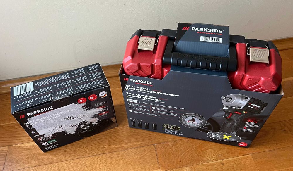 ZESTAW Aku klucz Parkside PERFORMANCE PPDSSA 12V+2.5Ah+Ład 6A