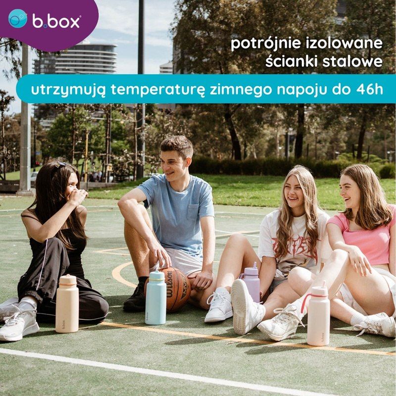 Butelka termiczna ze składanym ustnikiem 1L Pool Side, b.box