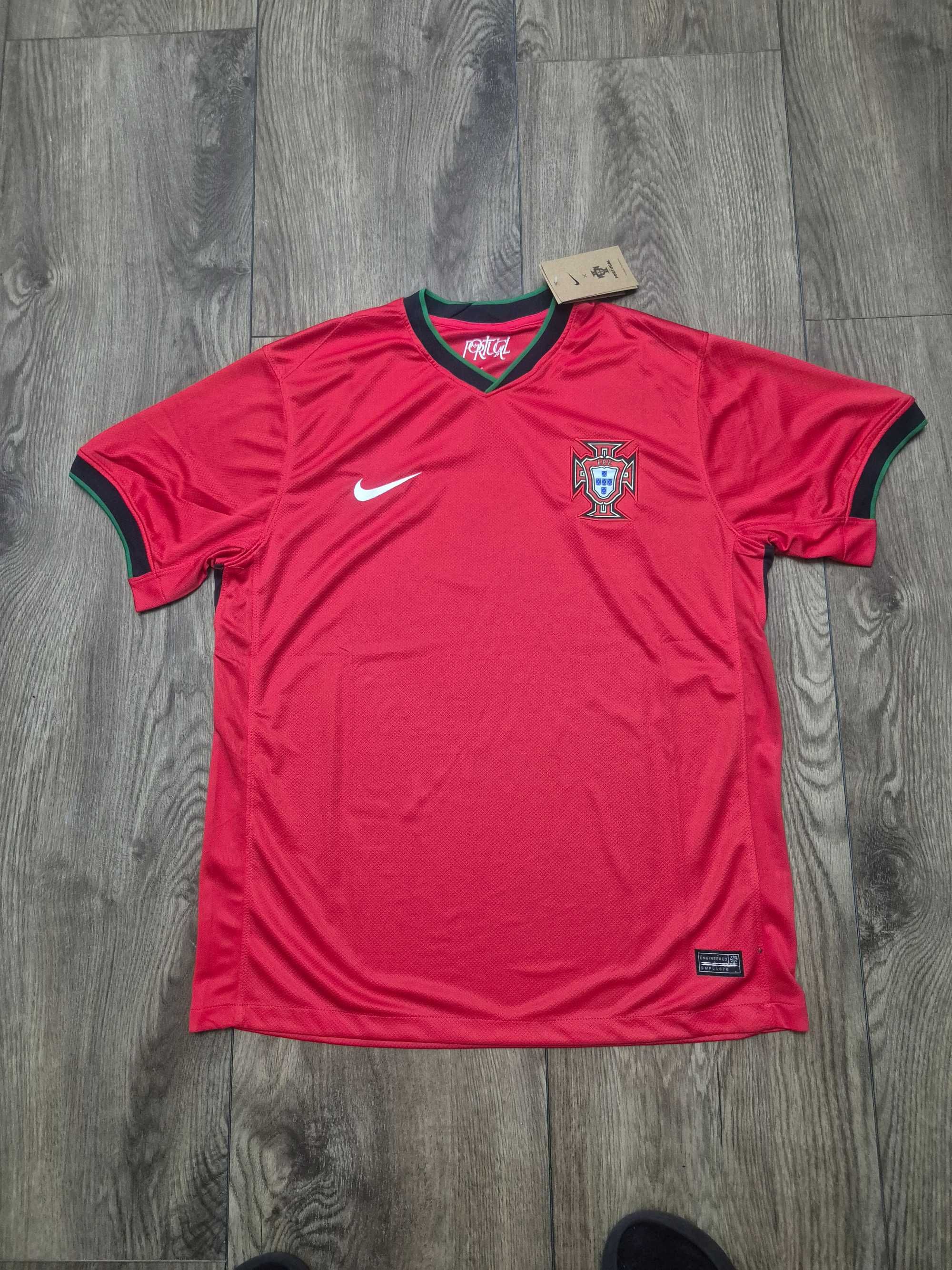 Nowa piłkarska koszulka reprezentacji PORTUGALIA CR7 RONALDO NIKE