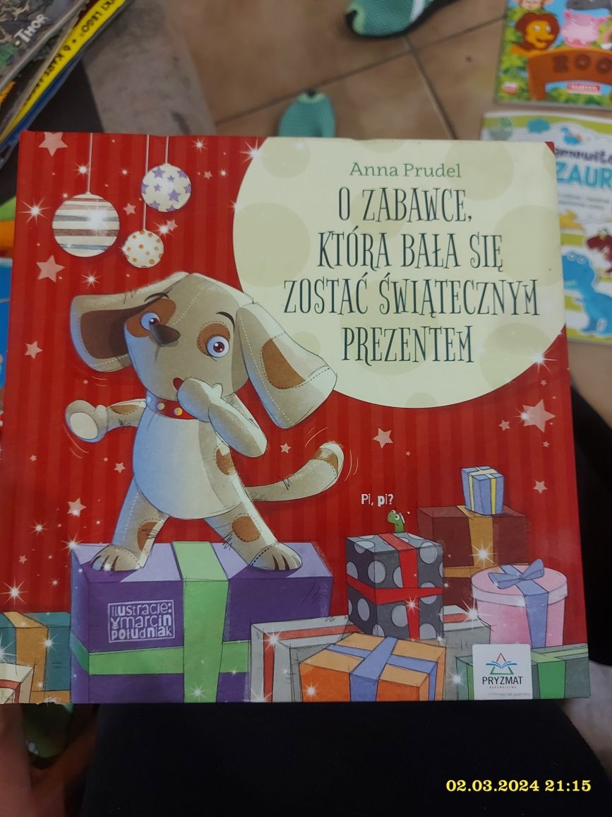 Książka dla dzieci "o zabawce która bała się zostać świątecznym..."