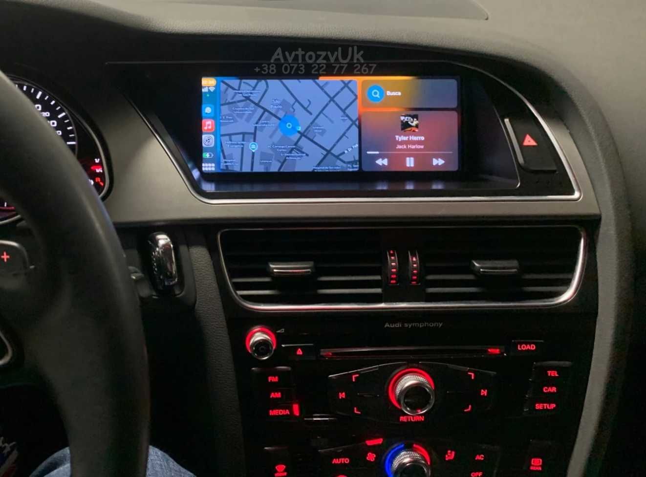 Дисплей AUDI A4 B8 A5 магнитола A8 GPS USB А4 Б8 А5 ТВ Android CarPlay