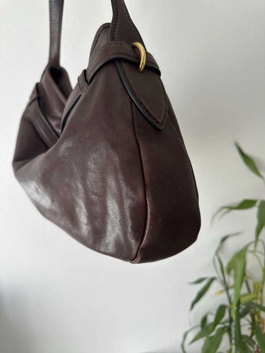 Bolsa Miu Miu Aventure em pele napa, qx castanho