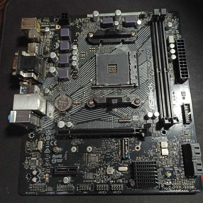 Материнская плата ASRock B550M‑HDV, AM4, гарантія, ідеальний стан