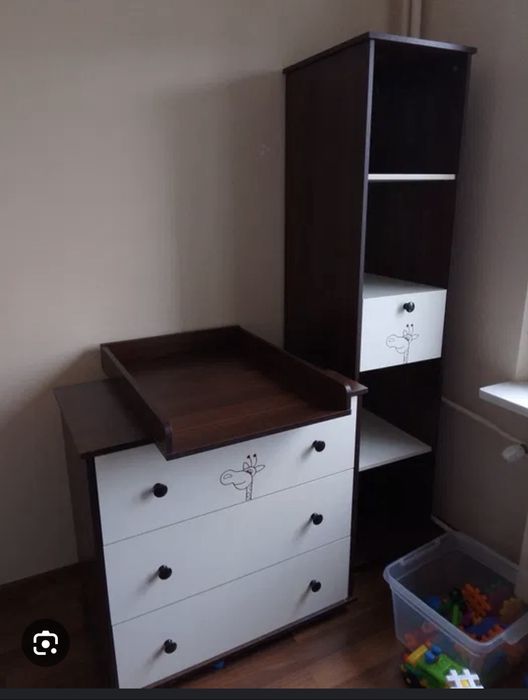 KLUPŚ Safari Żyrafka Komoda przewijak słupek regał