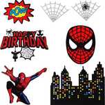 Topper Spiderman 10szt. Na tort Urodzinowy