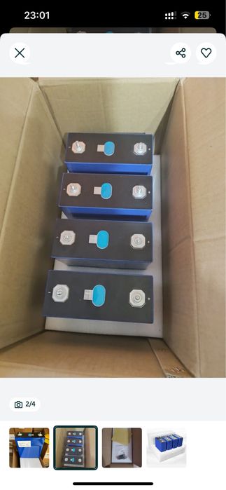 LiFePo4 EVE 3.2V 314Ah 1005Wh, літій-залізо-фосфатні акумулятори