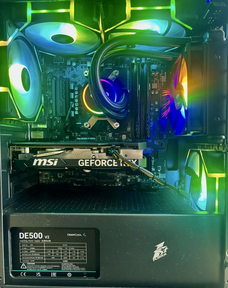Системний блок, RTX4060, 32gb/1tb, рідинне охолодження