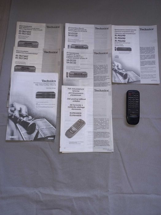 Wieża Technics z kolumnami ALTUS 110 z pilotem