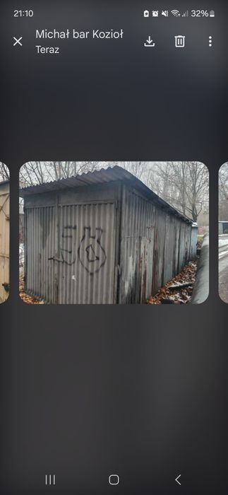 Sprzedam    garaż blaszak  Ruda Śląska  Godula