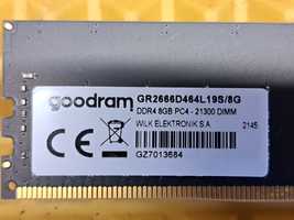 DDR4 16Gb. 2x8Gb Goodram GR2666