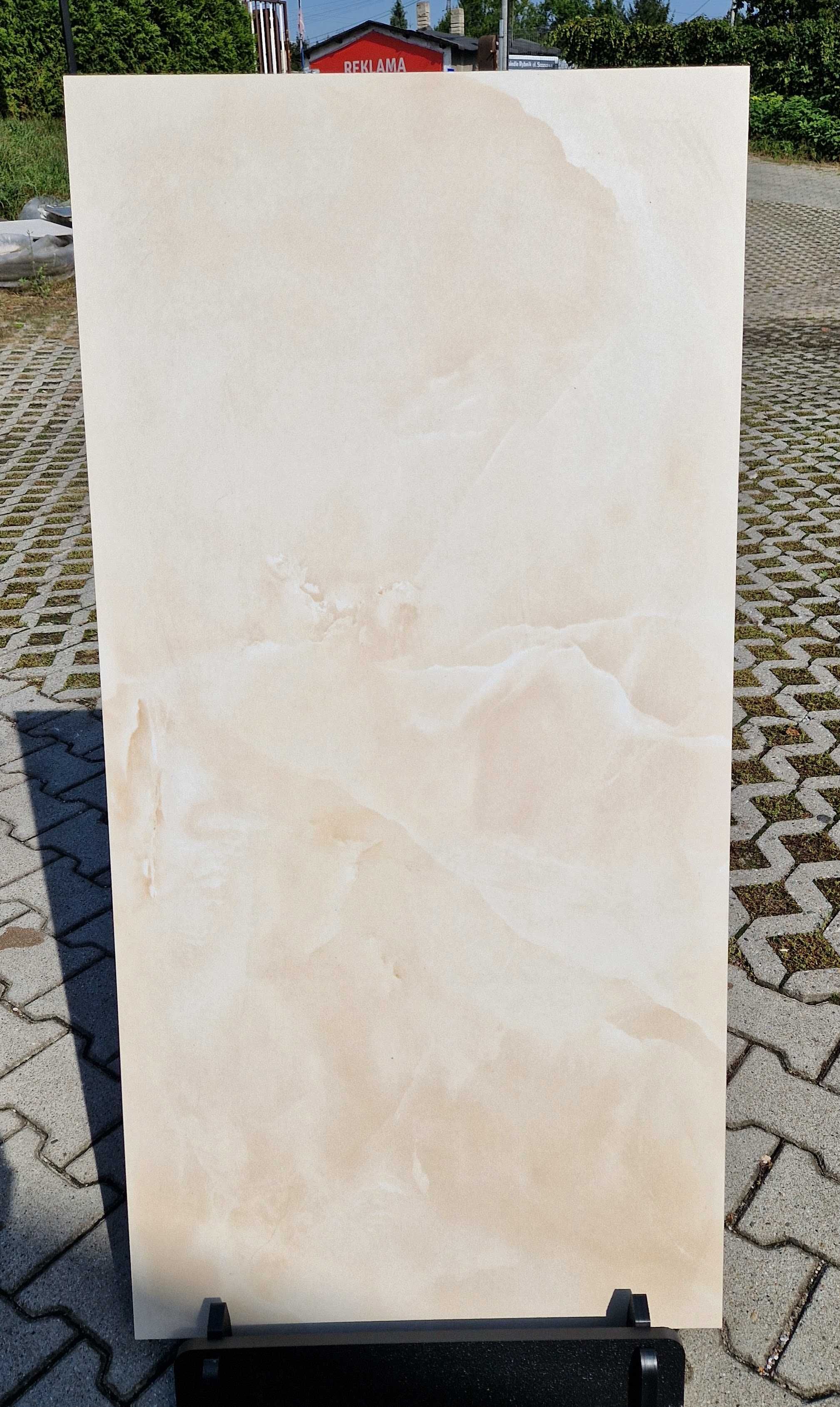 Nowoczesne płytki gresowe podłogowe matowe 59,8x119,8 Musing Beige g2