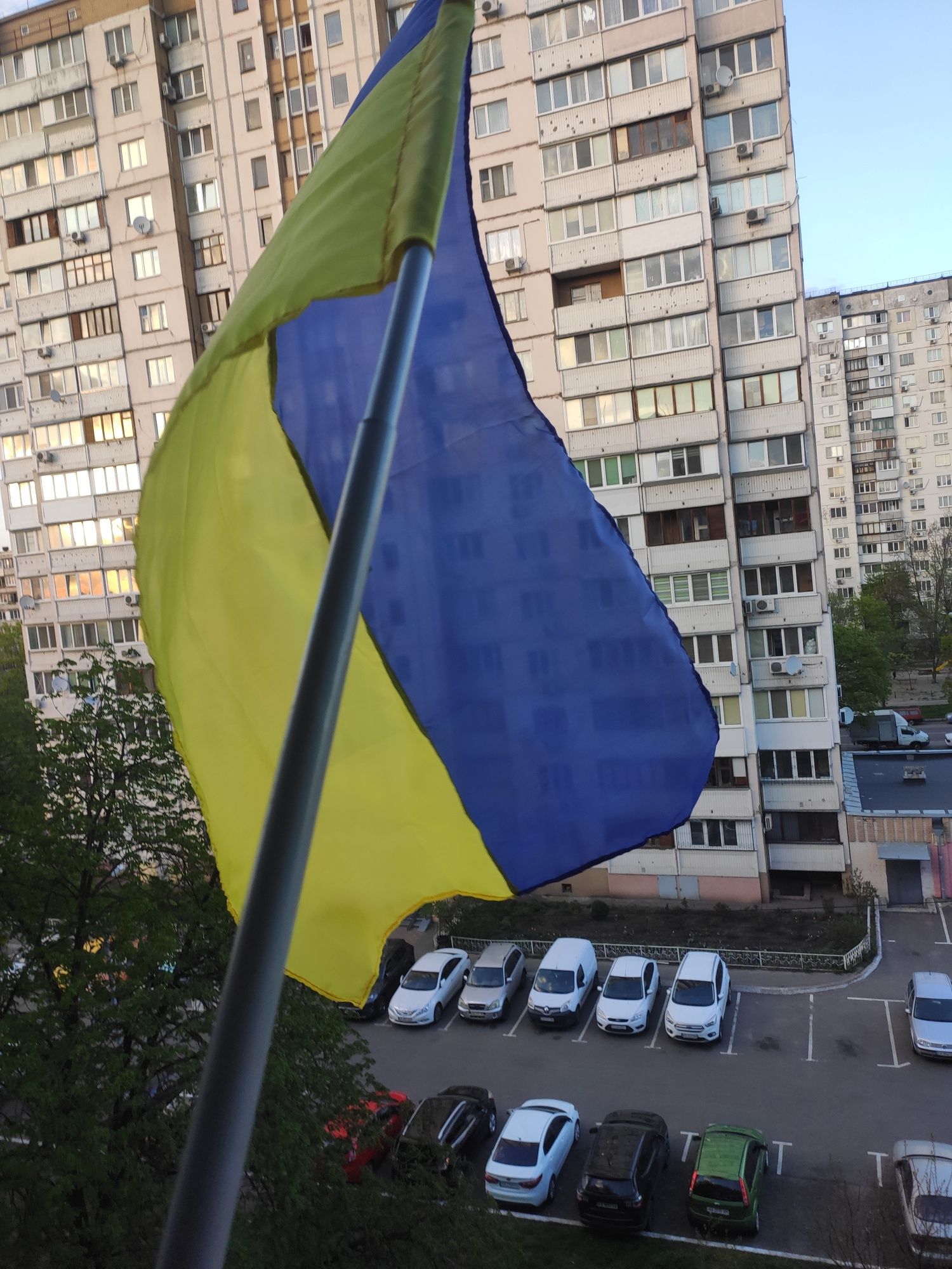 Стяг. Прапор України. Флаг УПА. Габардин, болонья, підкладка. Киев.