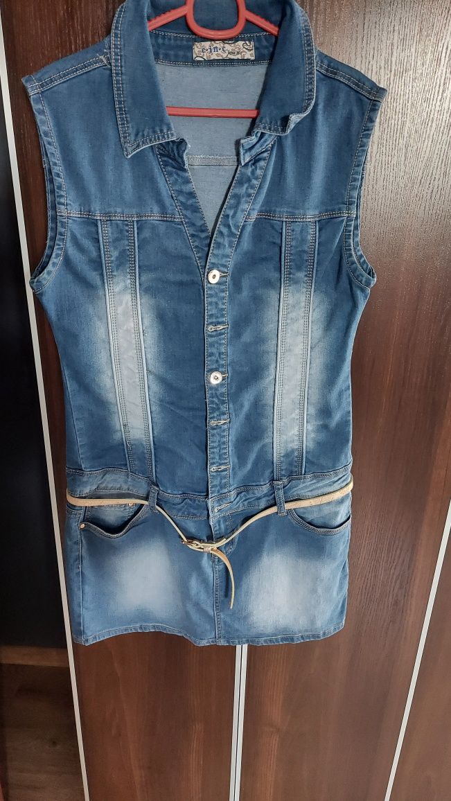 Sukienka jeans rozmiar M/L