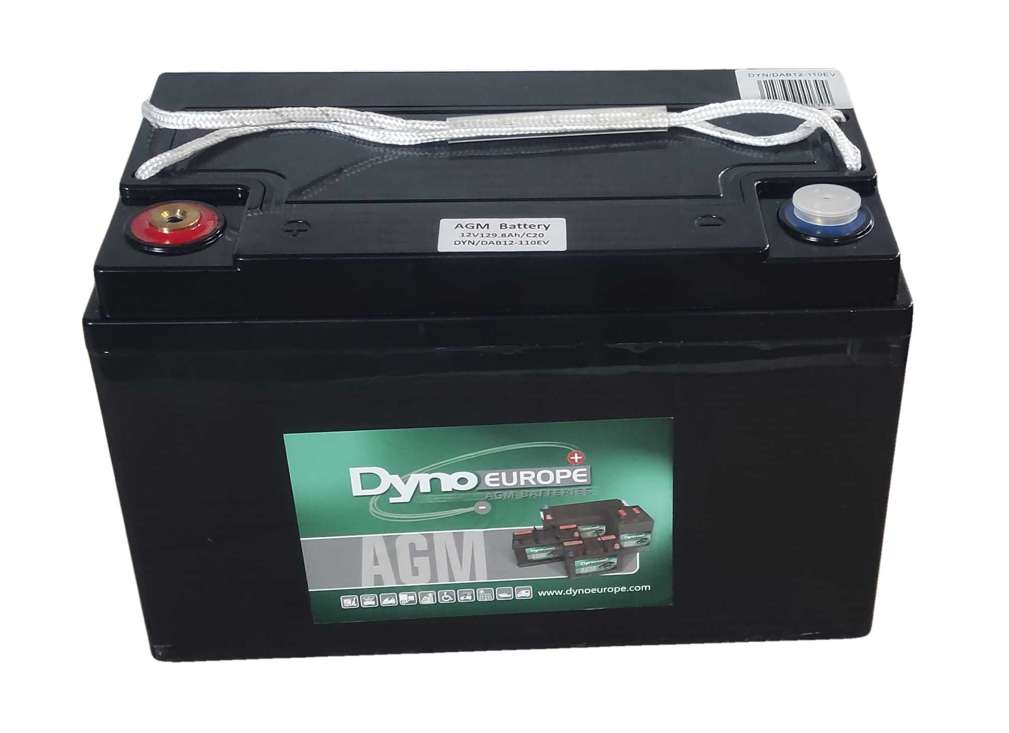 Akumulator AGM Dyno 129,8Ah 120Ah 130Ah DAB12-110EV 33,5KG PREMIUM