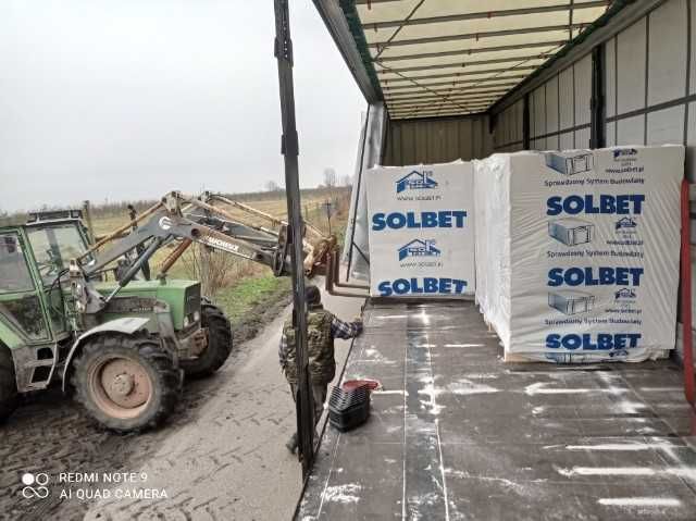 Gazobeton 24 cm kl 500 600 SOLBET Beton komórkowy Pustak suporeks