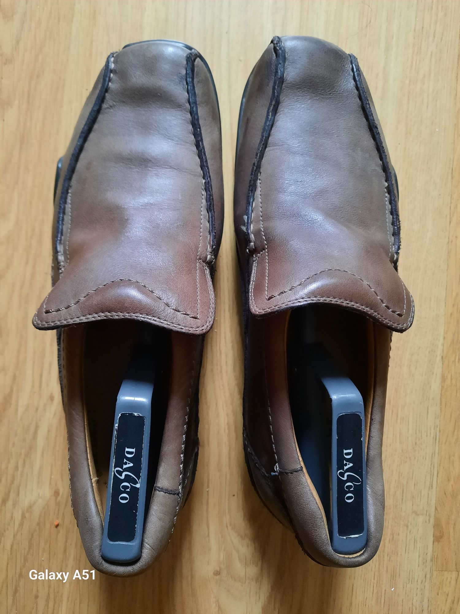 Мужские кожаные мокасины Clarks 42 p.