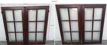 Janelas de madeira - 4 para venda + 1 de oferta
