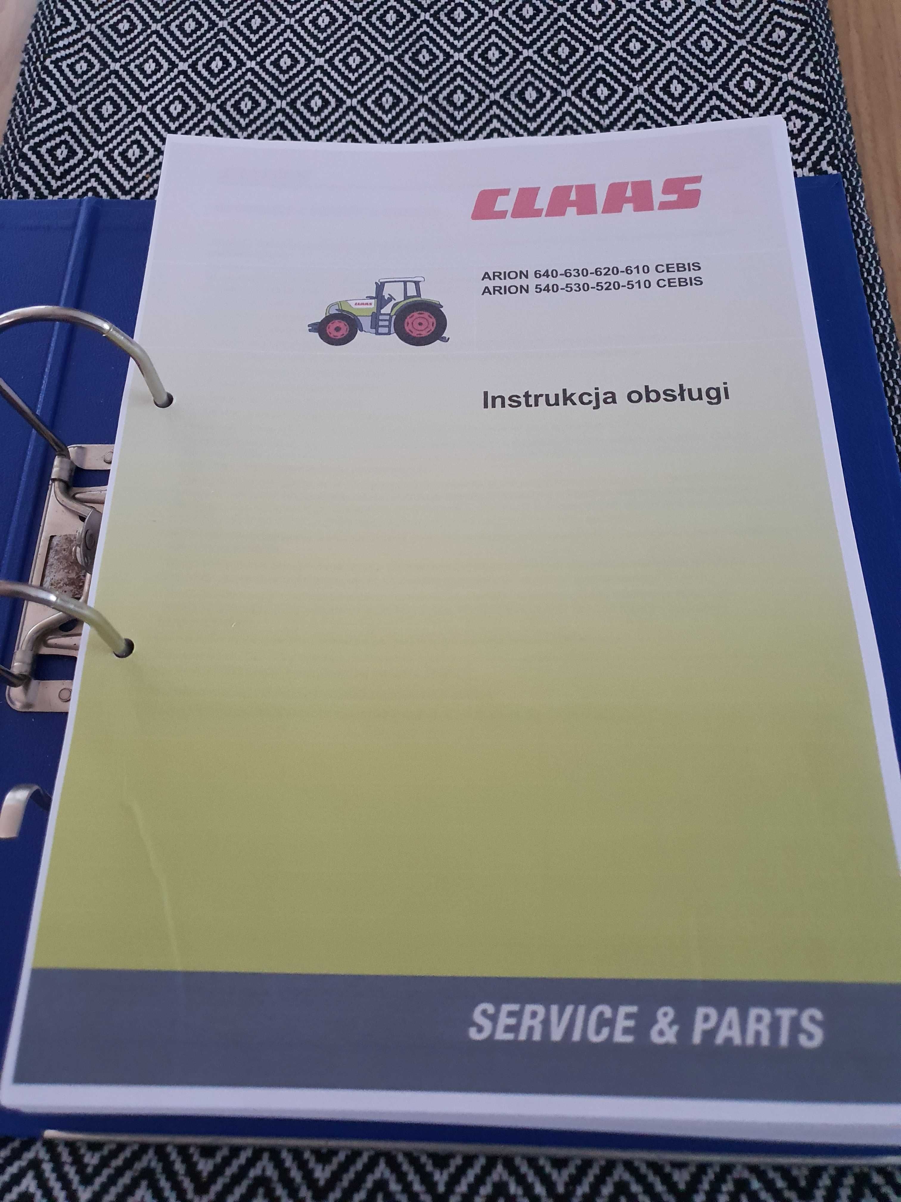 CLAAS case NEW HOLLAND john deere instrukcja napraw obsługi katalogi