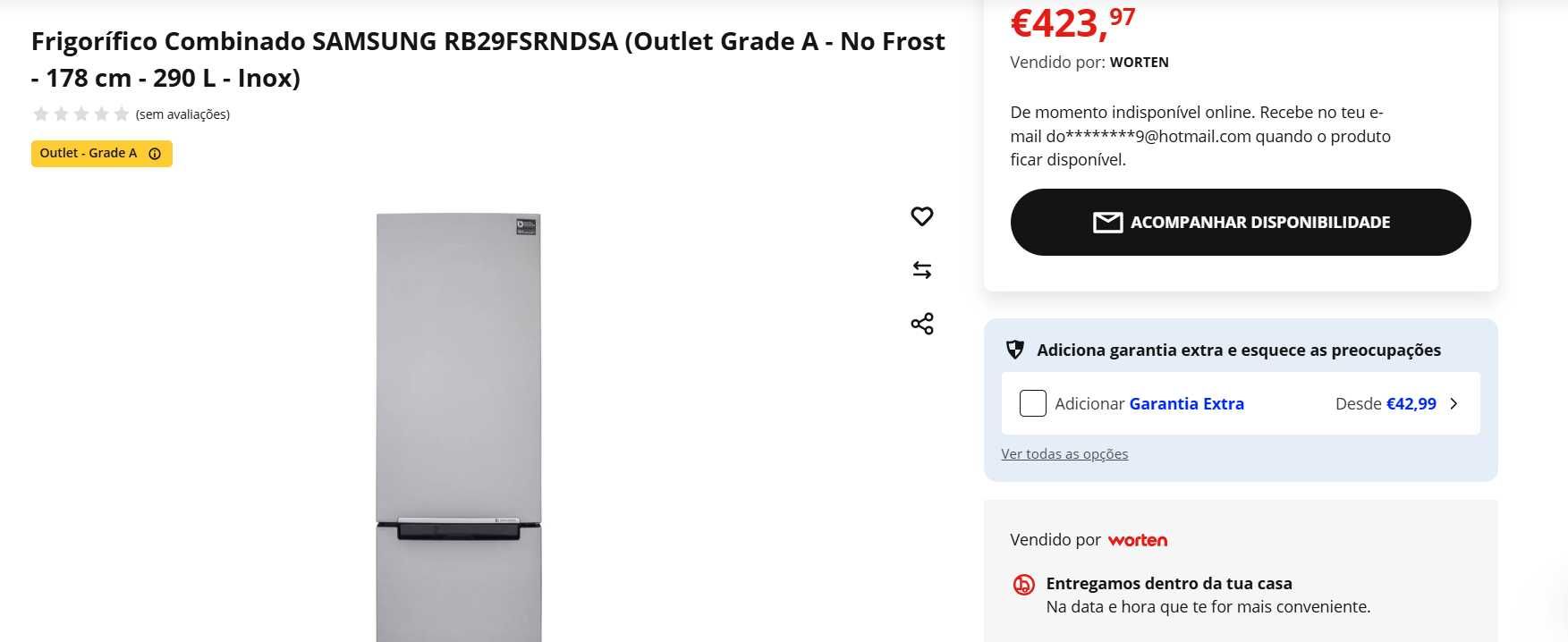 Frigorifico combinado Samsung