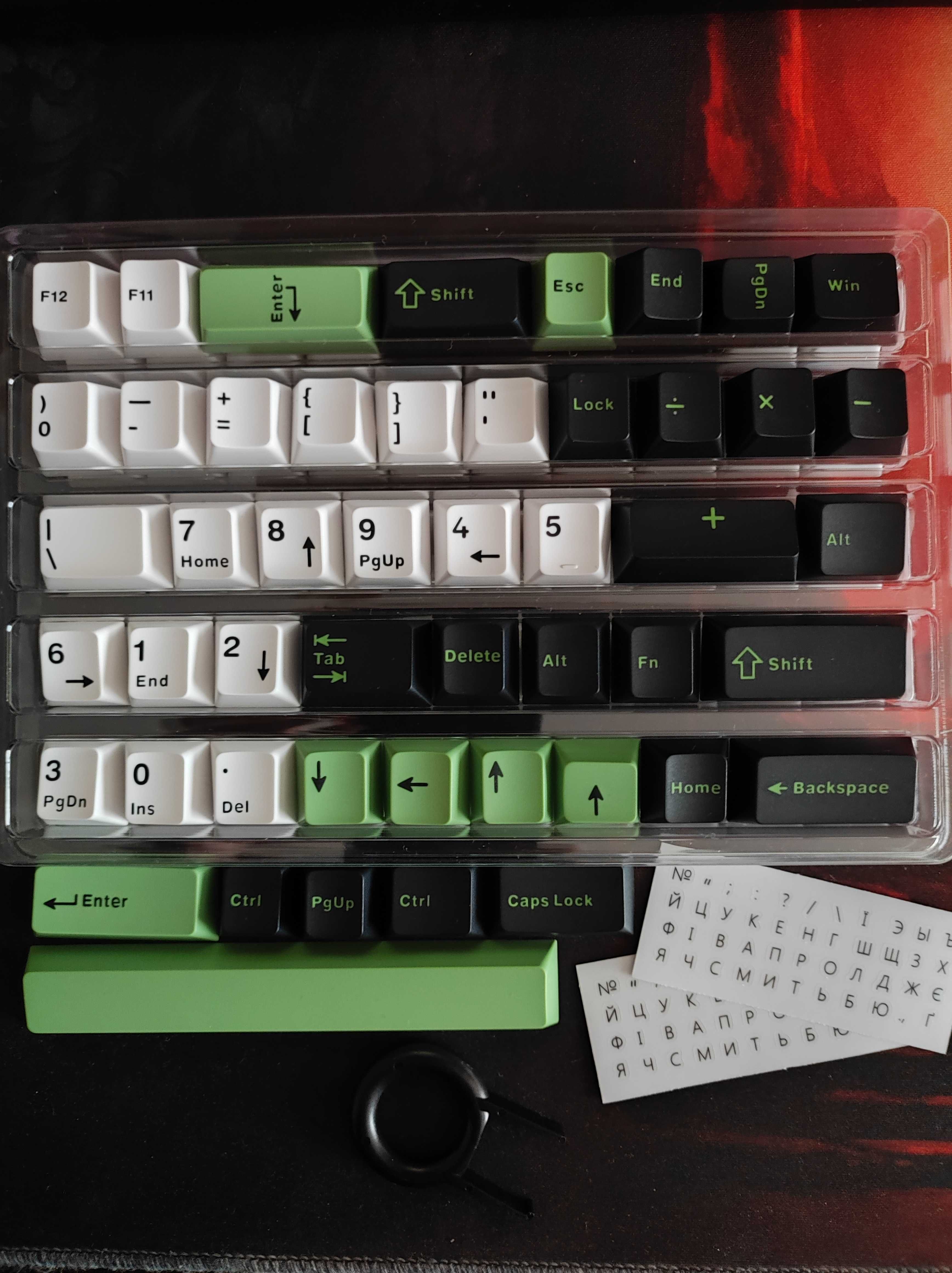 PBT кейкапи від клавіатури Aula F99 Cherry profile